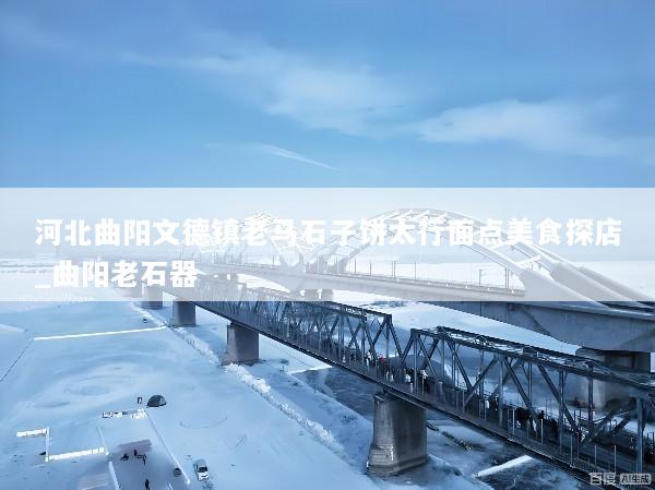 河北曲阳文德镇老马石子饼太行面点美食探店_曲阳老石器