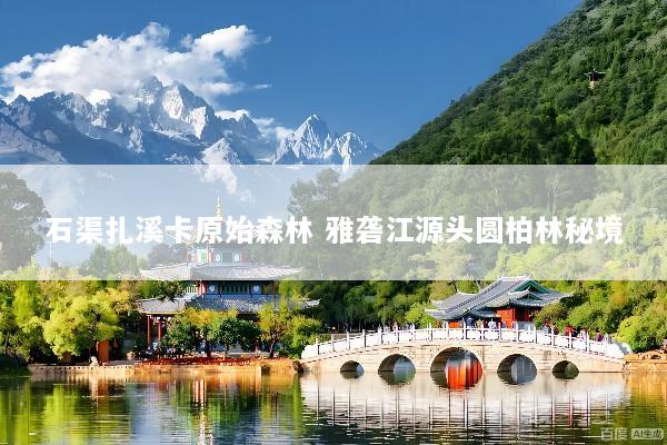 石渠扎溪卡原始森林 雅砻江源头圆柏林秘境
