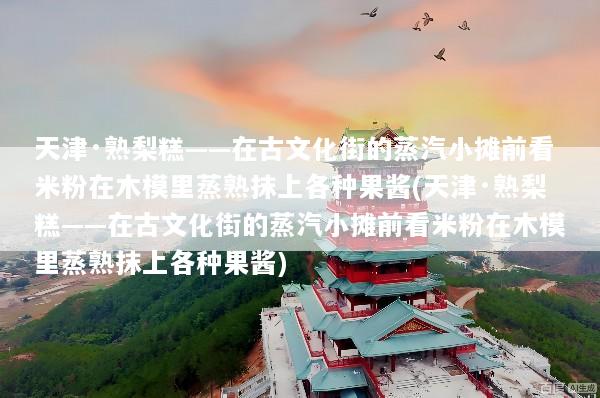 天津·熟梨糕——在古文化街的蒸汽小摊前看米粉在木模里蒸熟抹上各种果酱(天津·熟梨糕——在古文化街的蒸汽小摊前看米粉在木模里蒸熟抹上各种果酱)